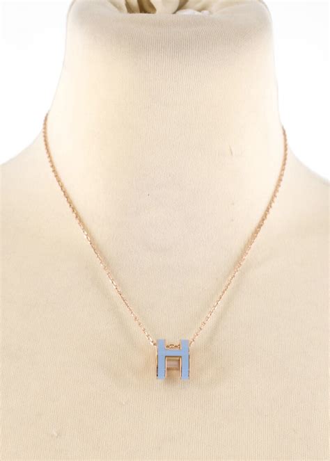 hermes pop h pendant jewelry|hermes h necklace on sale.